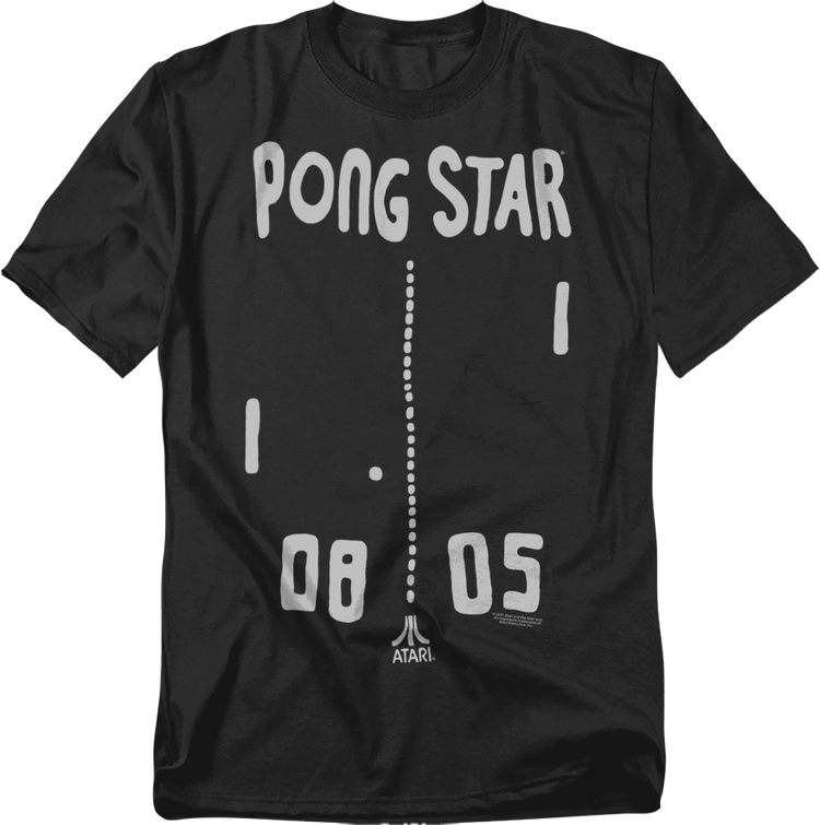 Pong Star Paddles Atari T-Shirt