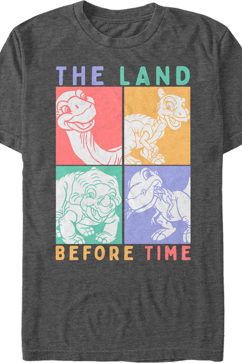 Pop Art Dinosaurs Land Before Time T-Shirt