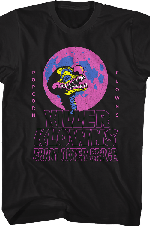 Popcorn Clowns Killer Klowns From Outer Space T-Shirt