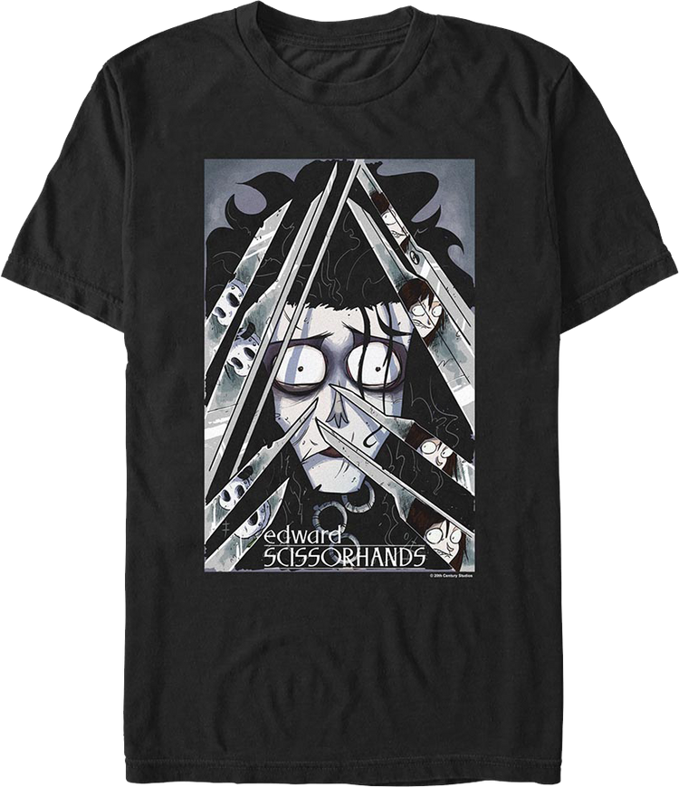 Portrait Edward Scissorhands T-Shirt