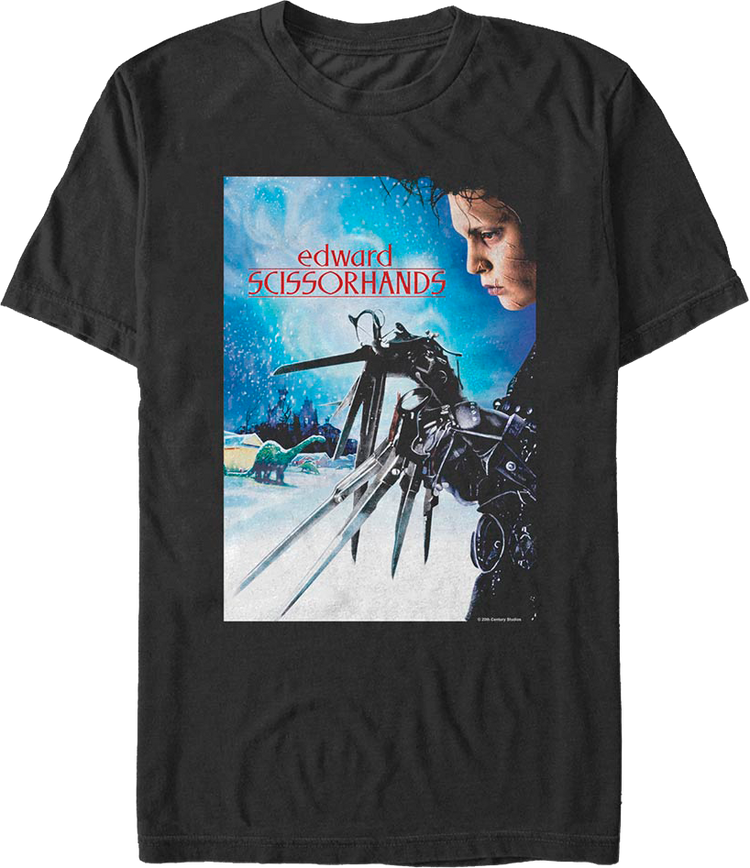 Poster Edward Scissorhands T-Shirt