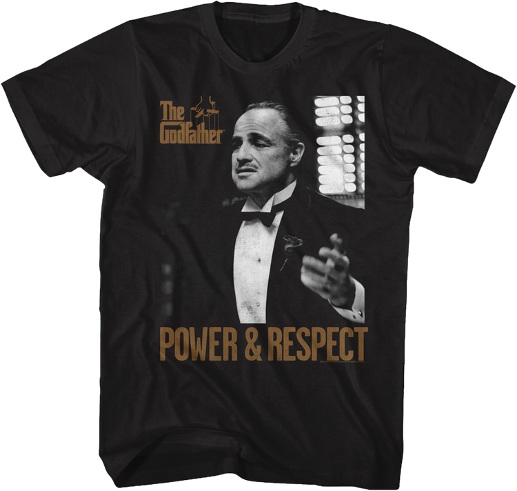 Power and Respect Godfather T-Shirt