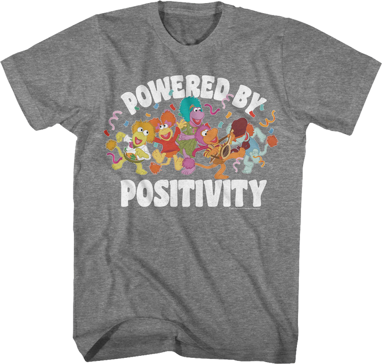 Powered By Positivity Fraggle Rock T-Shirt
