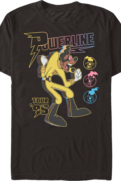 Powerline Tour '95 Goofy Movie Disney T-Shirt