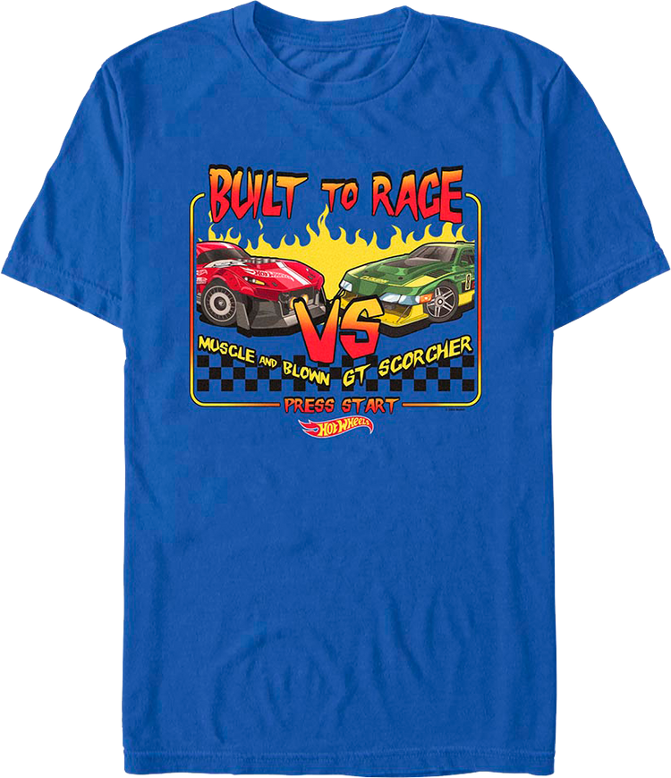 Press Start Hot Wheels T-Shirt