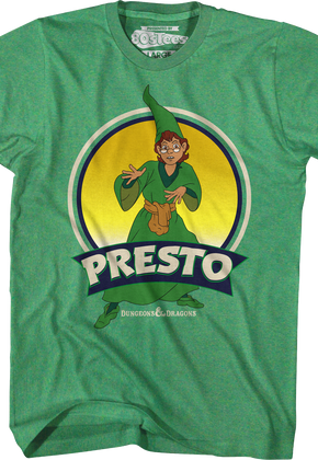 Presto Retro Circle Dungeons & Dragons T-Shirt