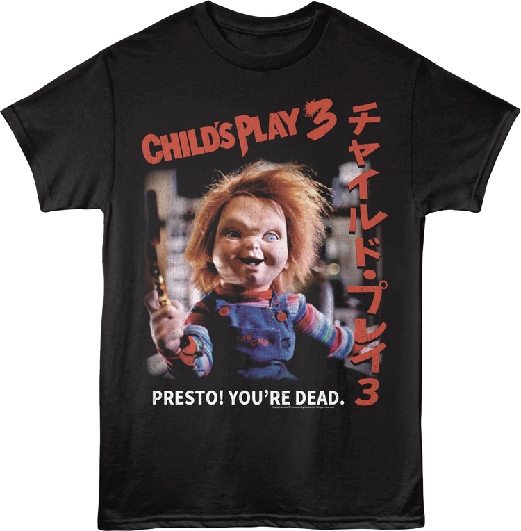 Presto You're Dead Child's Play 3 T-Shirt