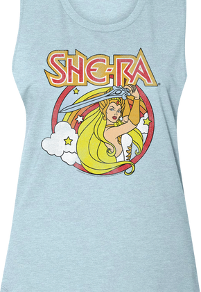 Ladies Princess of Power She-Ra Muscle Tank Top