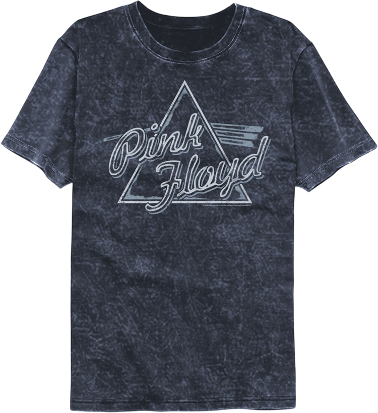 Prism Logo Pink Floyd Mineral Wash T-Shirt