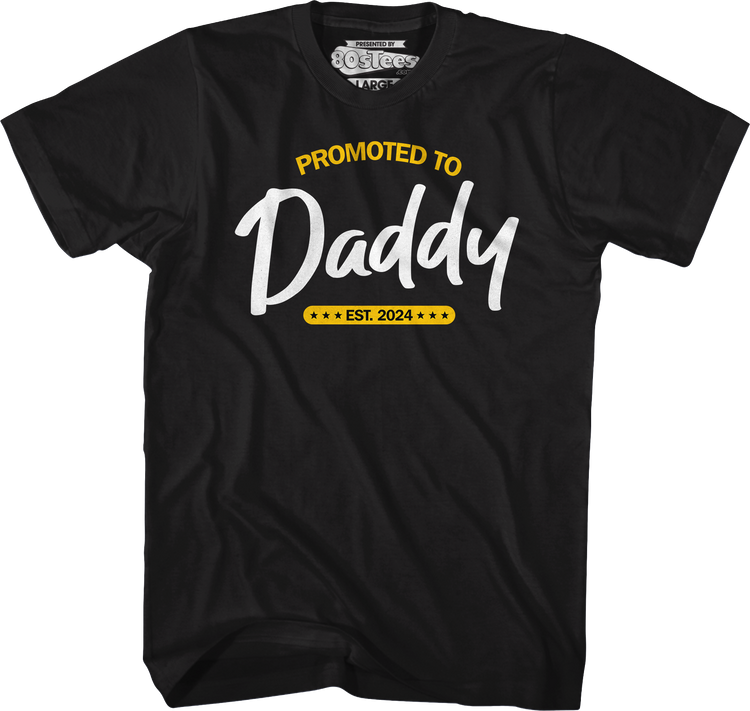 Promoted To Daddy Est. 2024 T-Shirt