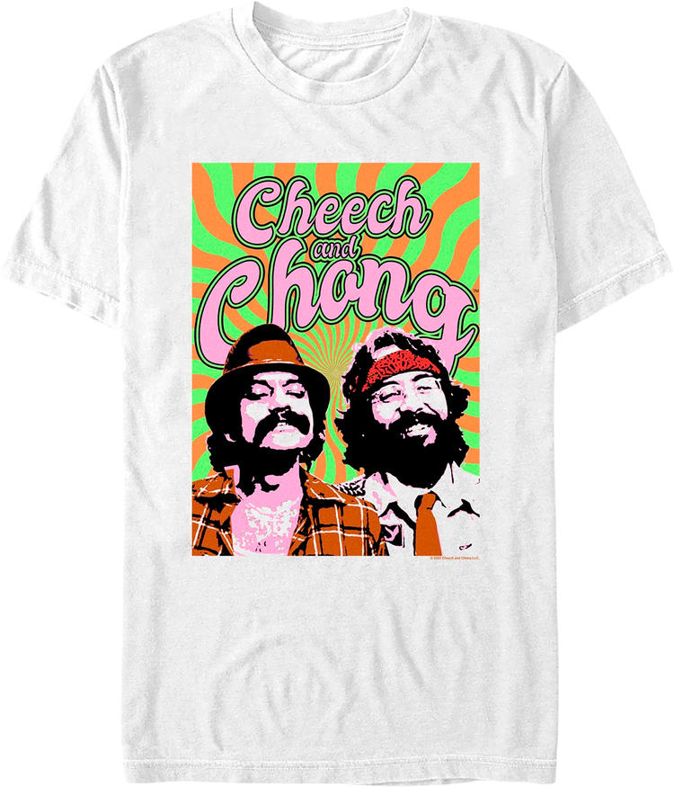 Psychedelic Cheech And Chong T-Shirt