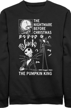 Pumpkin King Nightmare Before Christmas Sweatshirt