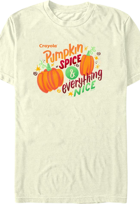 Pumpkin Spice & Everything Nice Crayola T-Shirt