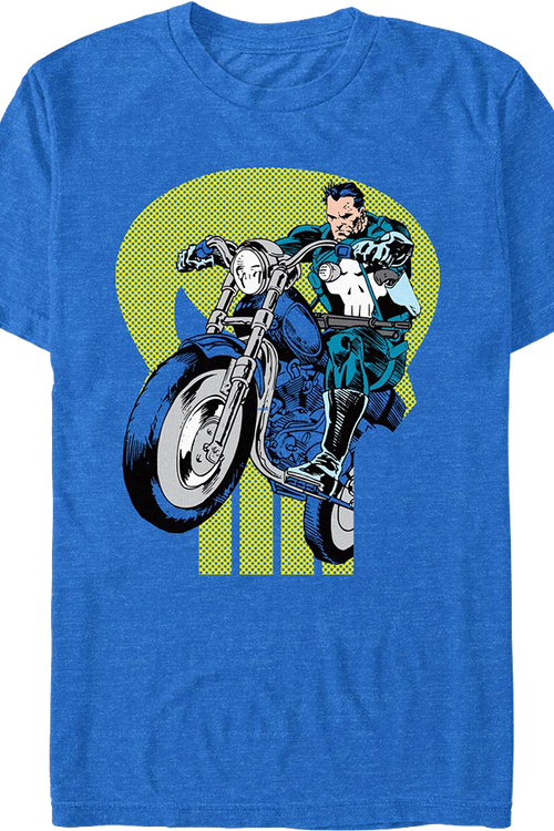 Punisher Motorcycle Marvel Comics T-Shirt