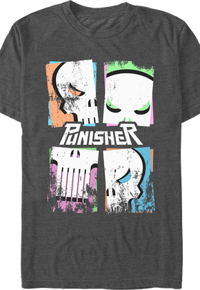Punisher Pop Art Logo Marvel Comics T-Shirt