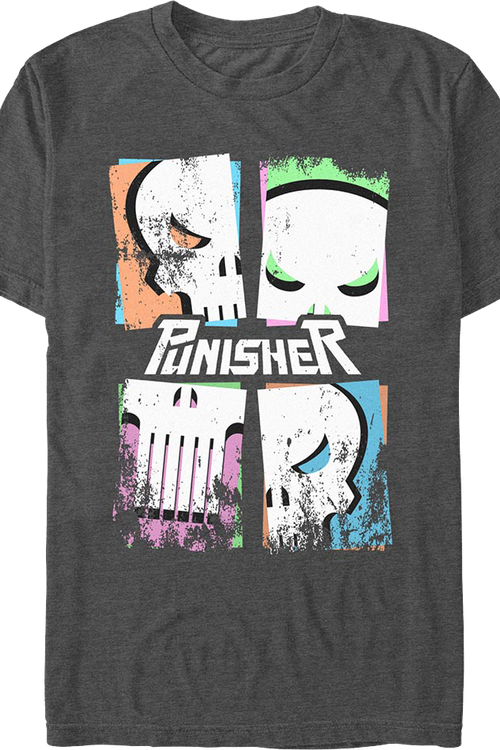 Punisher Pop Art Logo Marvel Comics T-Shirt