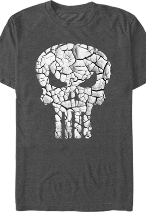 Punisher Shattered Skull Logo Marvel Comics T-Shirt