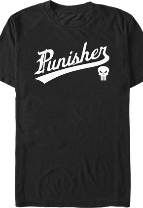 Punisher Sports Logo Marvel Comics T-Shirt