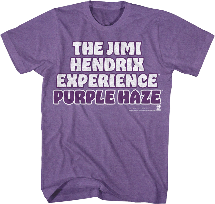 Purple Haze The Jimi Hendrix Experience T-Shirt