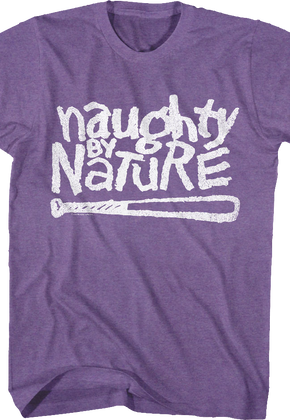 Purple Logo Naughty By Nature T-Shirt