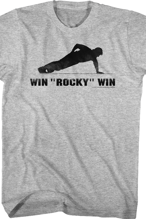 Pushup Win Rocky Win T-Shirt