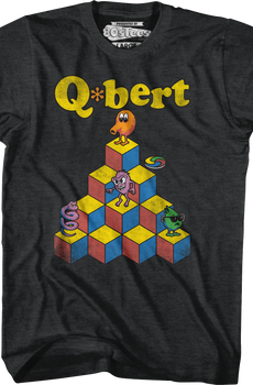 Pyramid Q-Bert T-Shirt