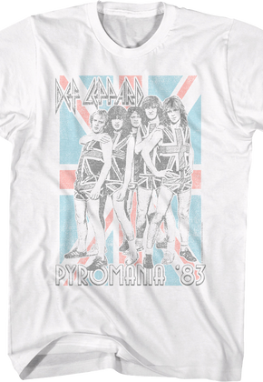 Pyromania '83 Flag Def Leppard T-Shirt