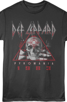 Pyromania Skull Def Leppard T-Shirt