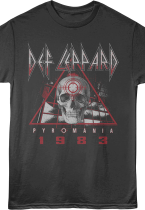 Pyromania Skull Def Leppard T-Shirt