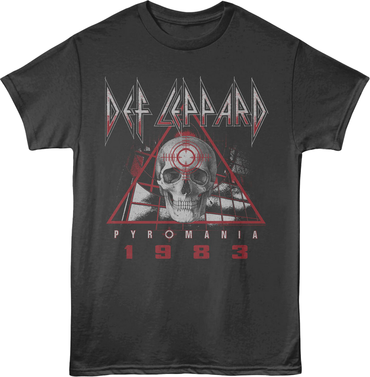Pyromania Skull Def Leppard T-Shirt
