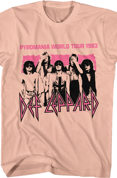 Pyromania World Tour 1983 Def Leppard T-Shirt