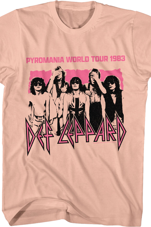 Pyromania World Tour 1983 Def Leppard T-Shirt