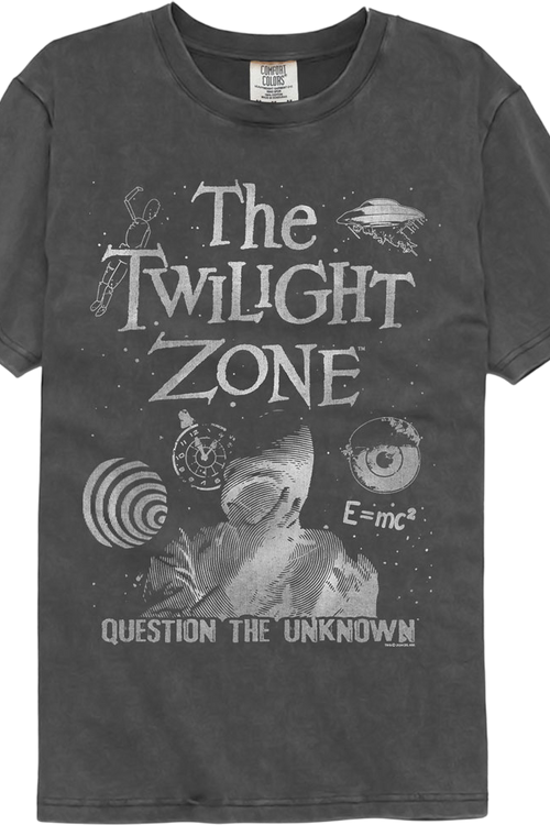 Question The Unknown Twilight Zone Comfort Colors Brand T-Shirt