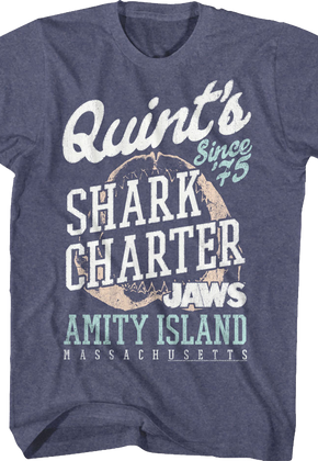 Quint's Shark Charter Jaws T-Shirt