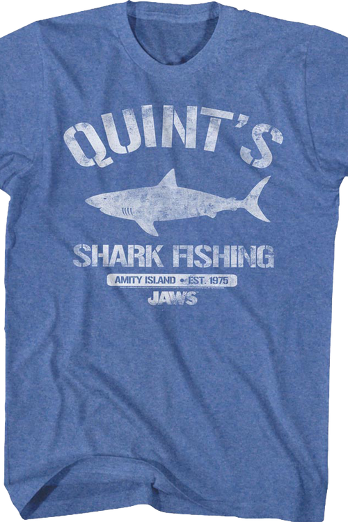Quint's Shark Fishing Jaws T-Shirt