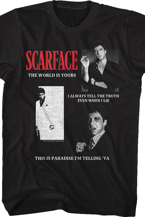 Quotes Collage Scarface T-Shirt