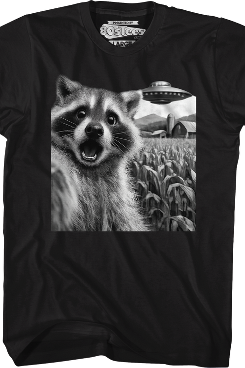 Raccoon UFO T-Shirt