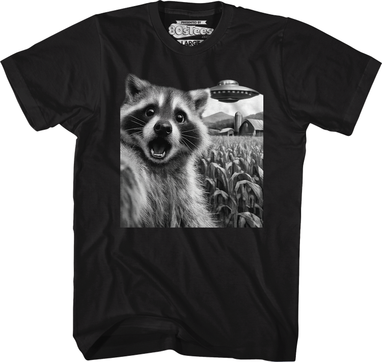 Raccoon UFO T-Shirt