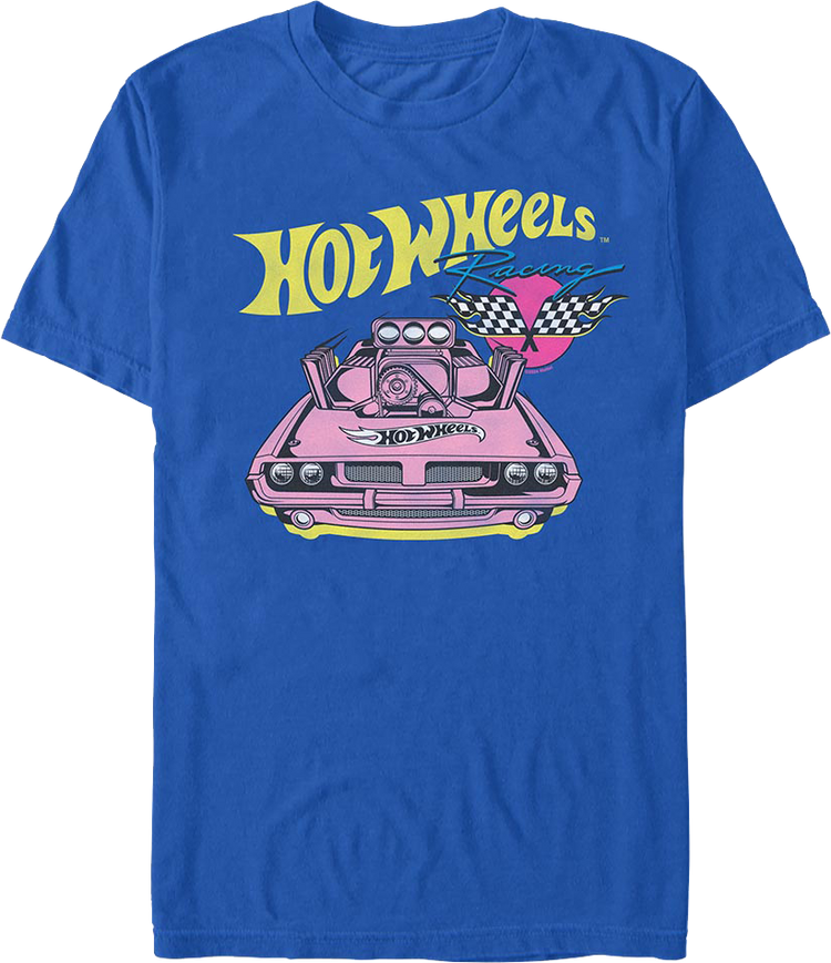 Racing Checkered Flags Hot Wheels T-Shirt