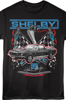 Racing Checkered Flags Shelby T-Shirt