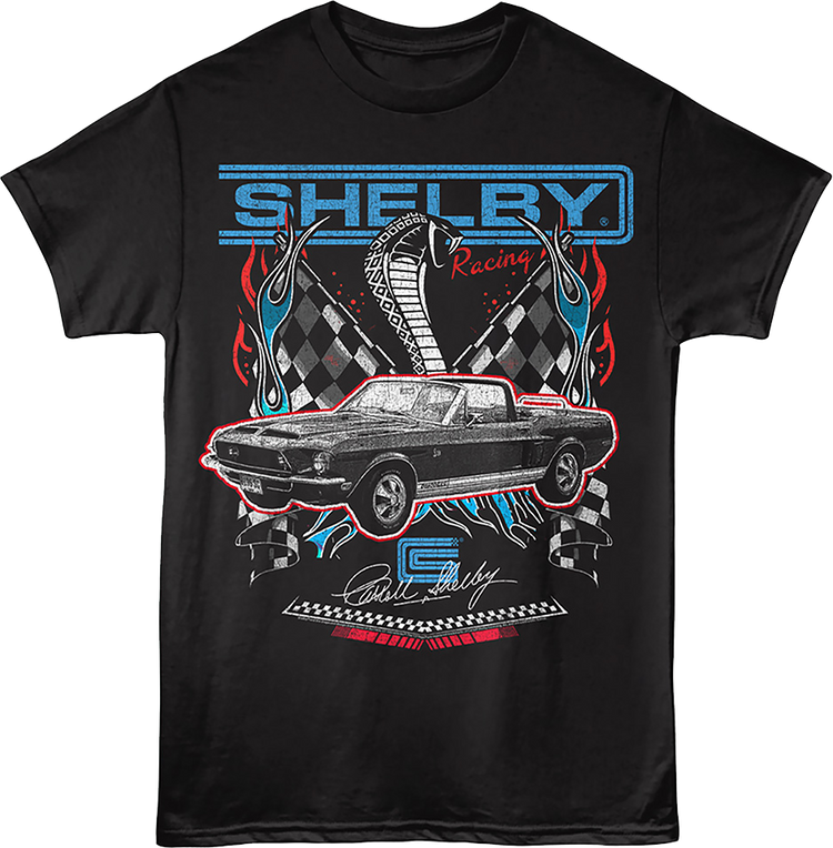 Racing Checkered Flags Shelby T-Shirt