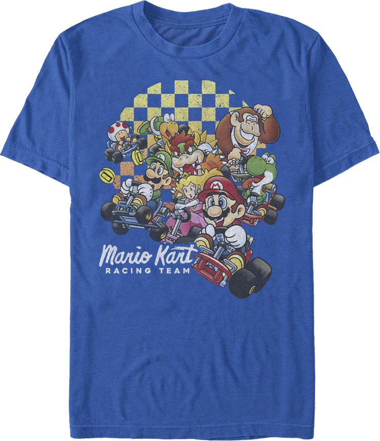 Racing Team Mario Kart T-Shirt