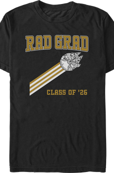 Rad Grad Class Of '26 Millennium Falcon Star Wars T-Shirt