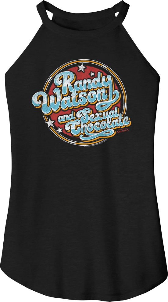 Ladies Randy Watson Coming to America Sleeveless Rocker Tank Top