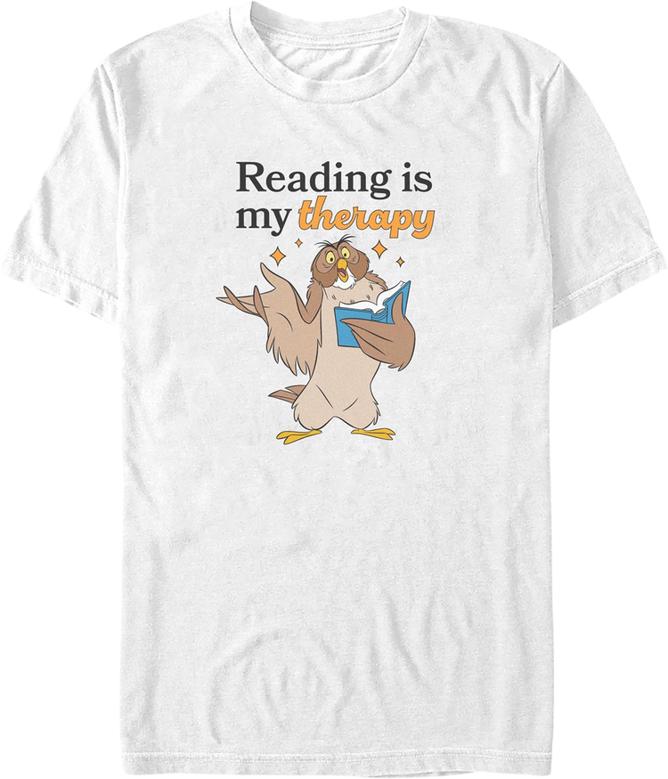 Reading Is My Therapy Winnie The Pooh T-Shirt