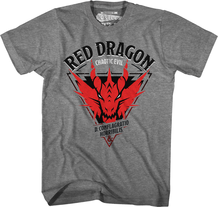 Red Dragon D. Confligratio Horribilis Dungeons & Dragons T-Shirt