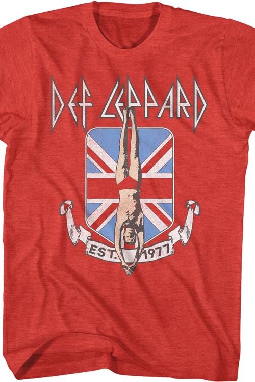 Red Est. 1977 Def Leppard T-Shirt