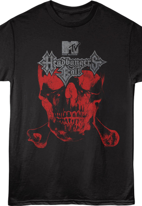 Red Skull Headbangers Ball MTV T-Shirt