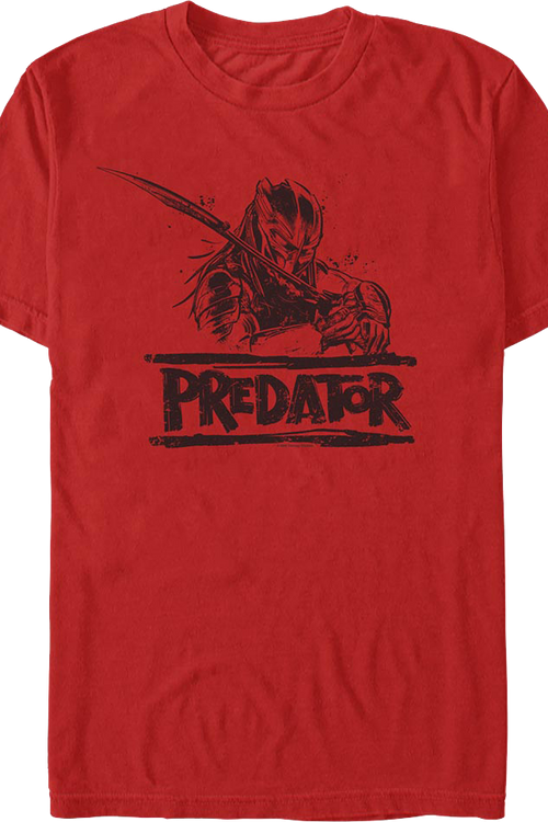 Red Sword Predator Badlands T-Shirt