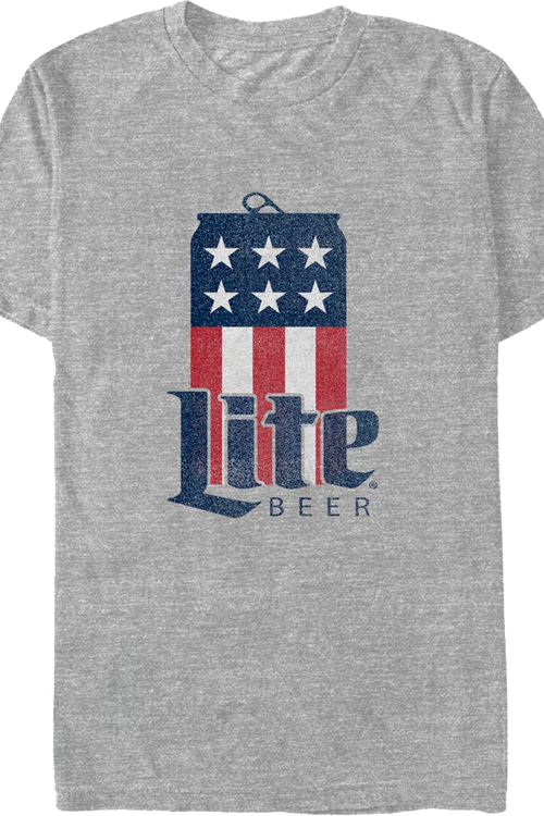 Red White Blue Can Miller Lite T-Shirt